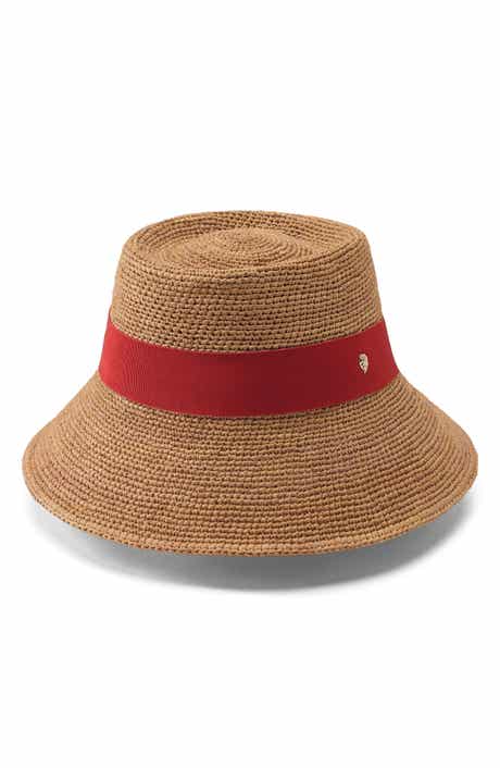 Clover Raffia Porkpie Hat