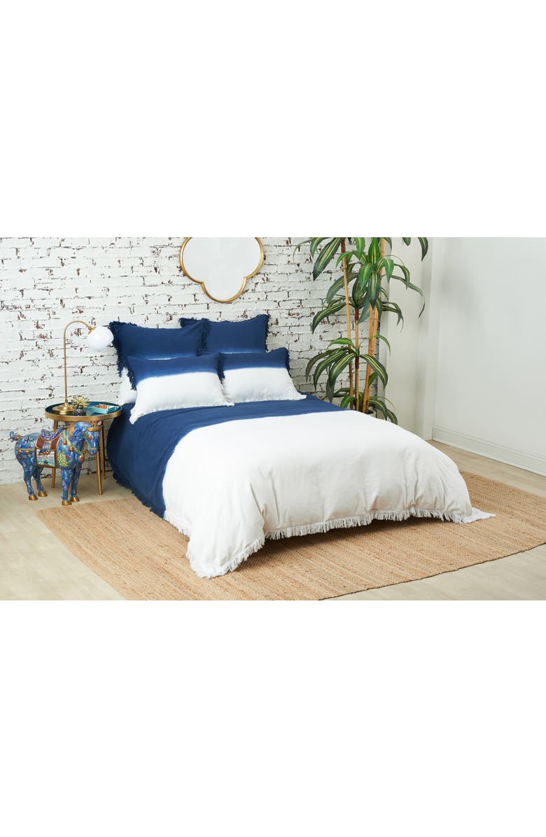 carol & frank Aster Queen Duvet Cover, Main, color, Blue