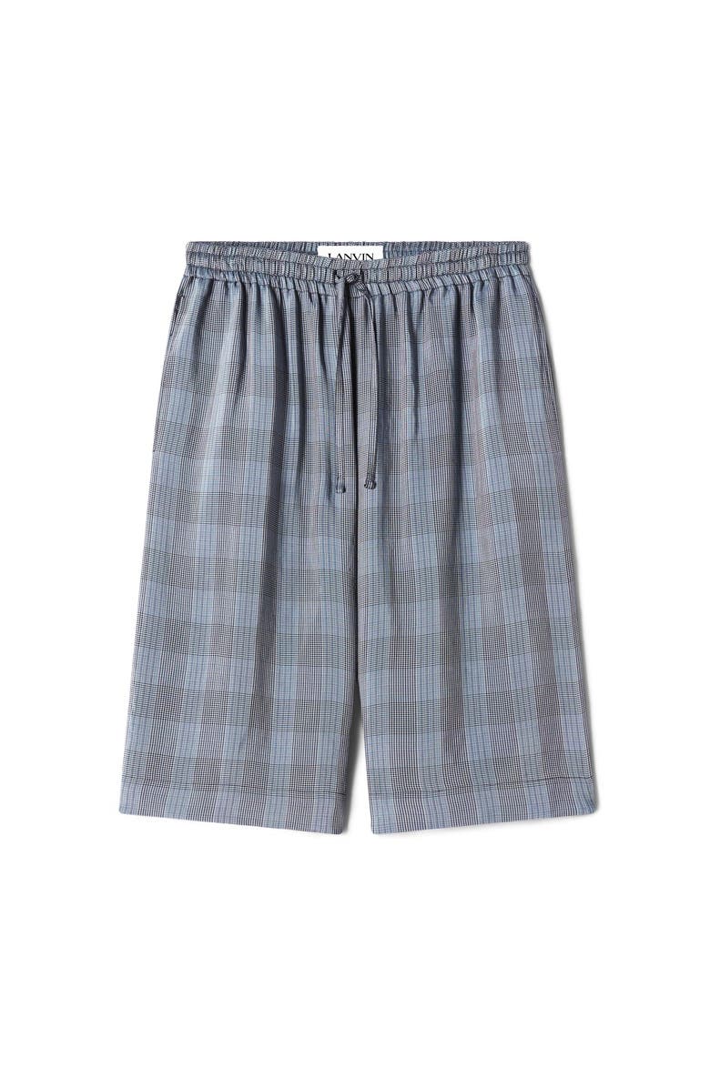 Lanvin Viscose Bermuda Shorts, Alternate, color, Checkered