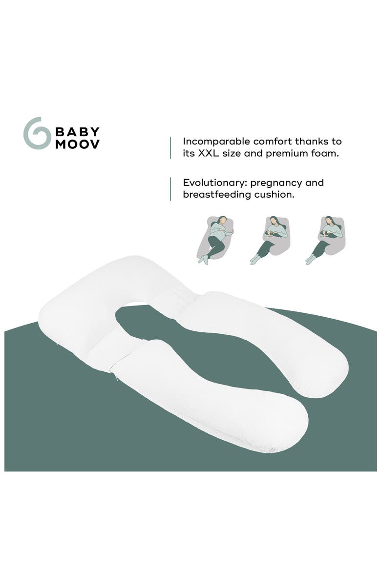 B.Love XXL Pregnancy Pillow, Alternate, color, MINERAL GREY