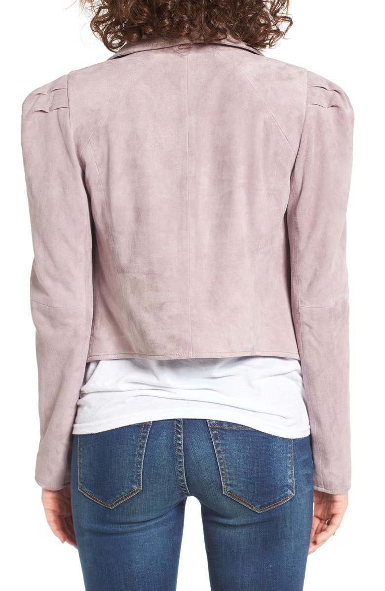 Leith Suede Moto Jacket, Alternate, color, 