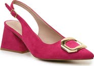 Nicole Miller Block Heel Slingback Pump
