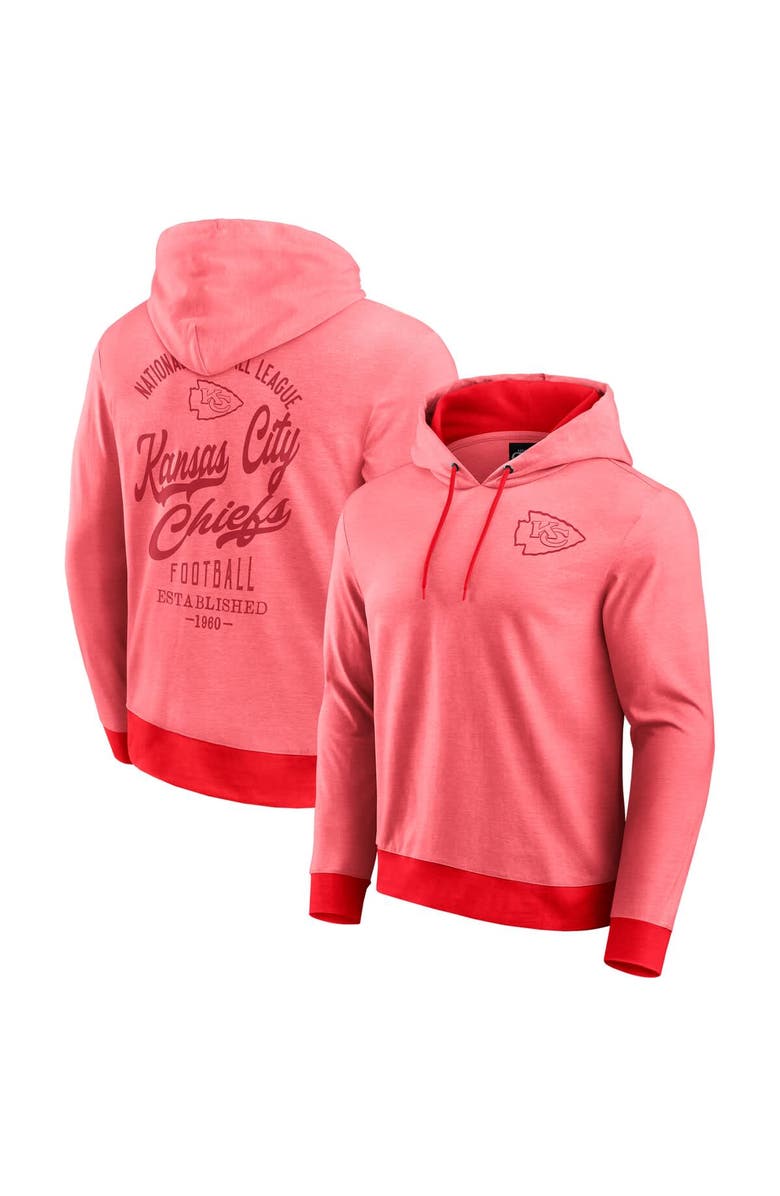 Darius Rucker Collection by Fanatics Men
s Darius Rucker Collection by Fanatics Red Kansas City Chiefs Tonal Knit Pullover Hoodie, Alternate, color, Heather Red