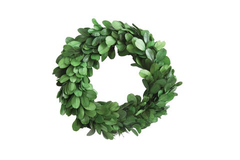 Preserved Genuine Boxwood Wreath