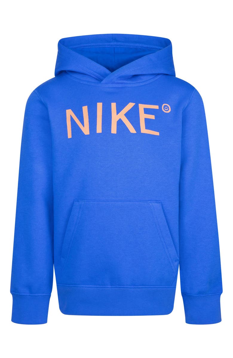 Nike Kids' Sportswear Swoosh Fleece Hoodie, Main, color, Light Photo Blue