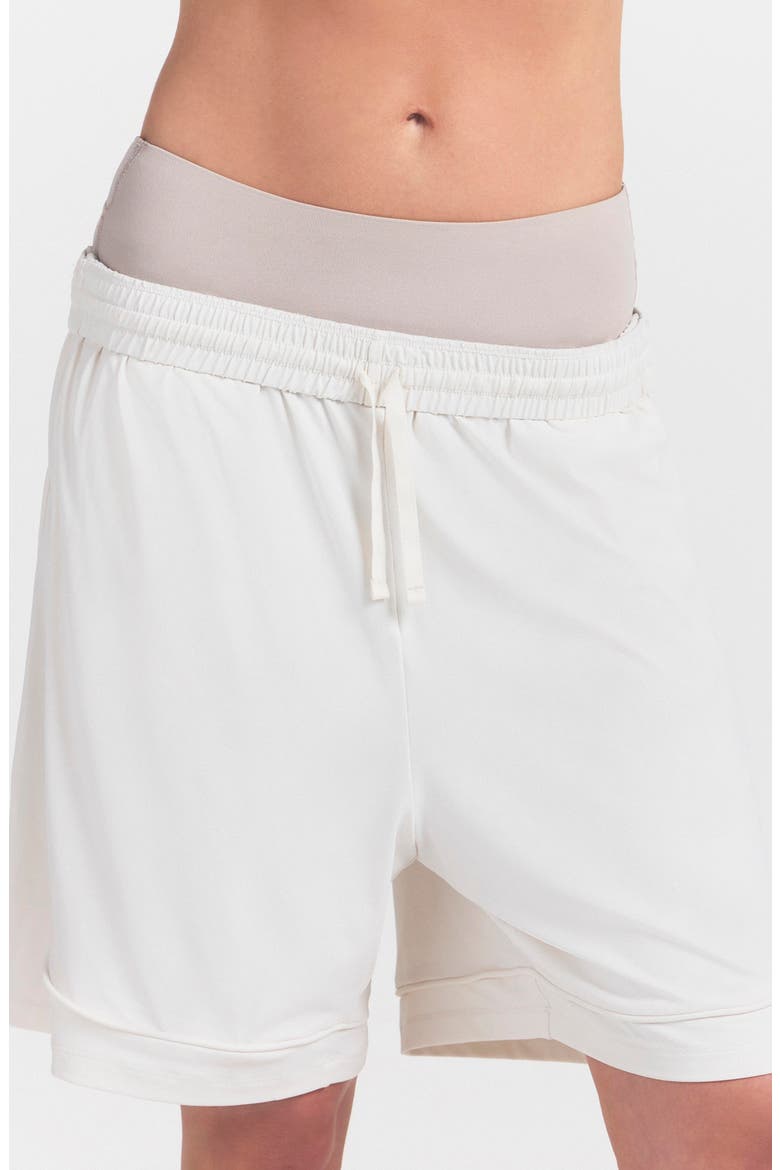 Airy Relaxed Shorts, Alternate, color, IVORY