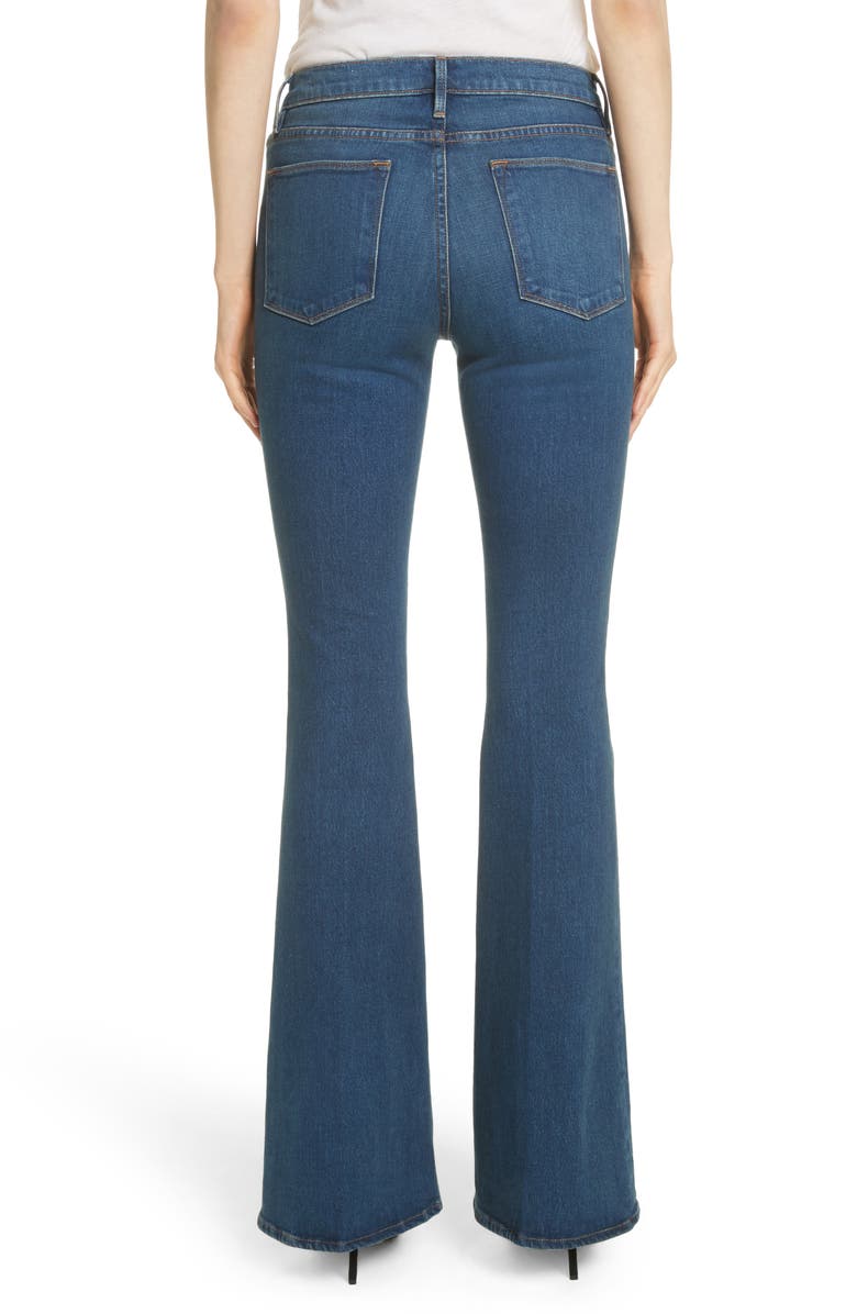 FRAME Le High Flare Jeans, Alternate, color, Aldwoth