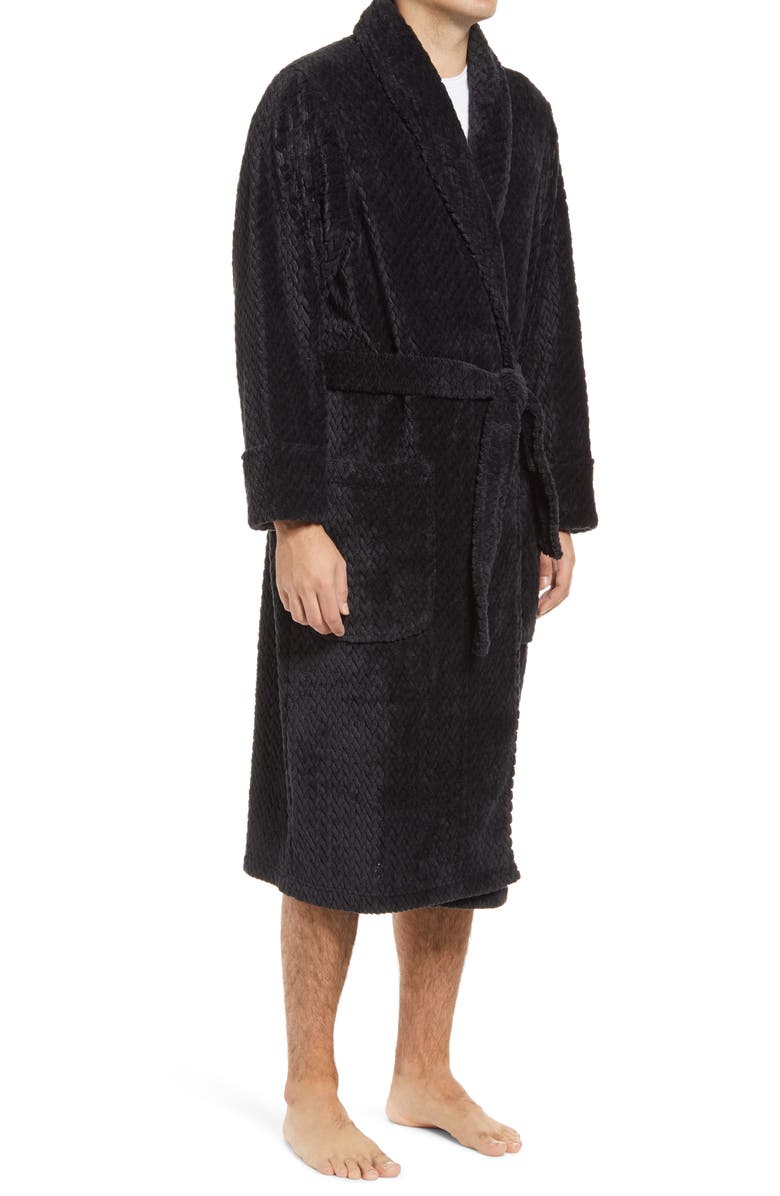 Nordstrom Plush Jacquard Robe, Alternate, color,