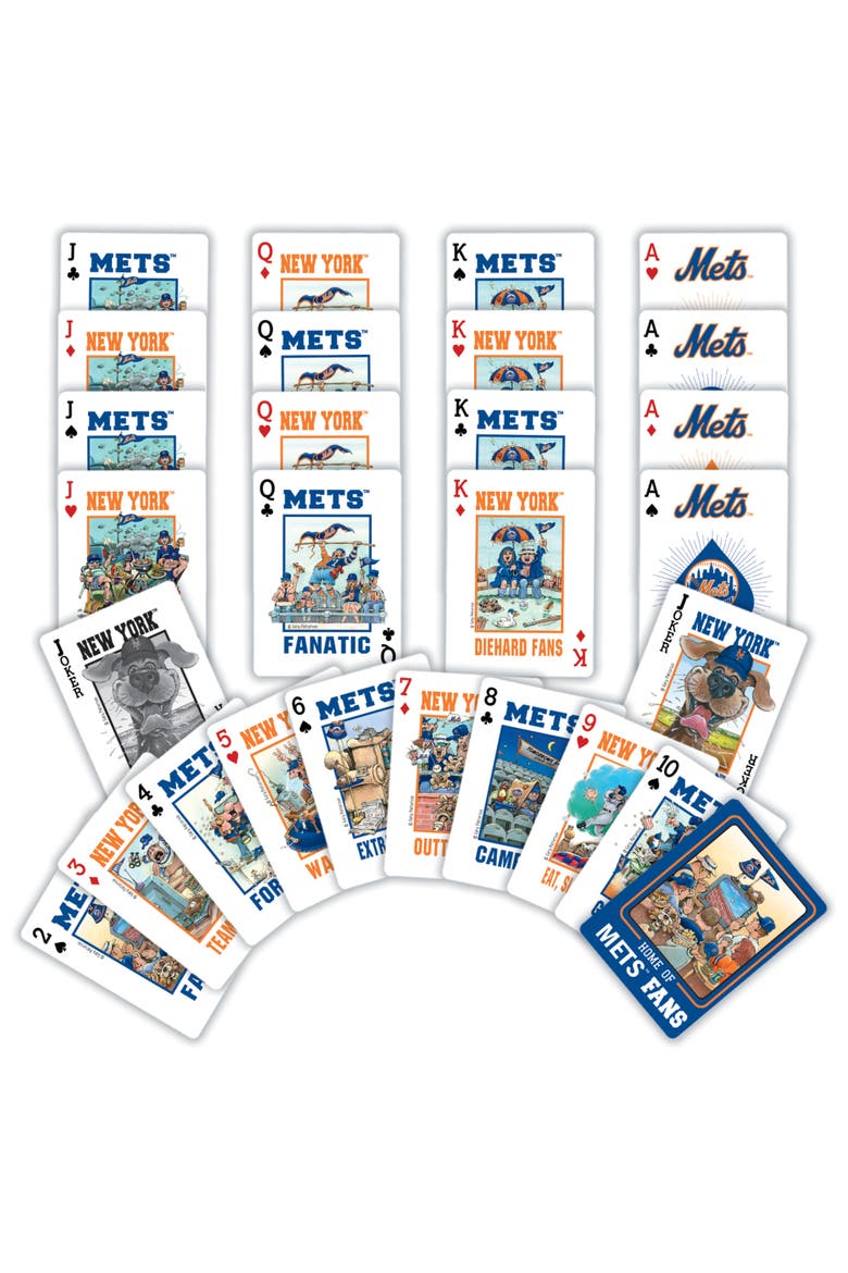 New York Mets Fan Deck Playing Cards, Alternate, color, Multicolor