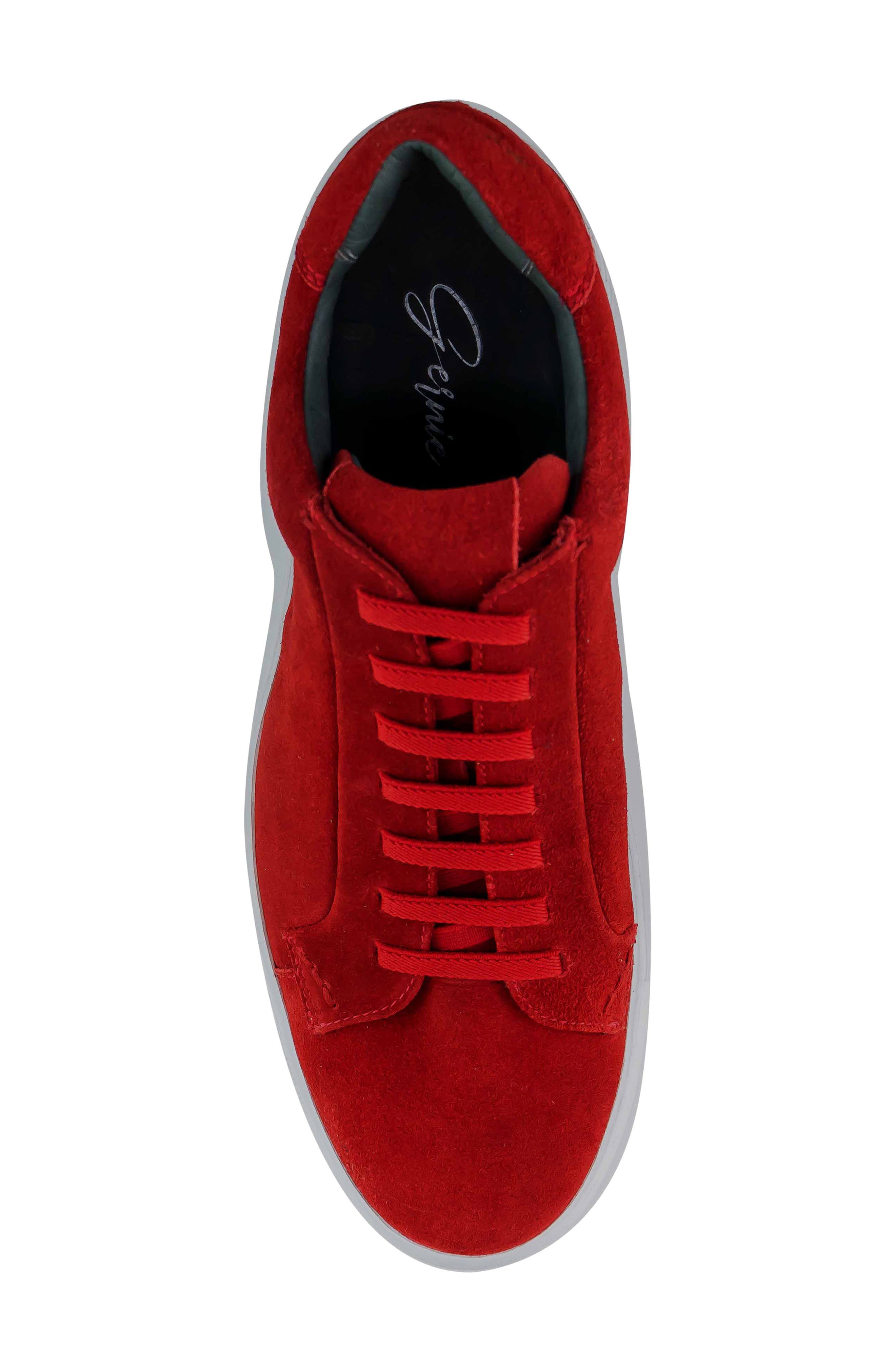 Slip-On Low Top Sneaker, Alternate, color, RED
