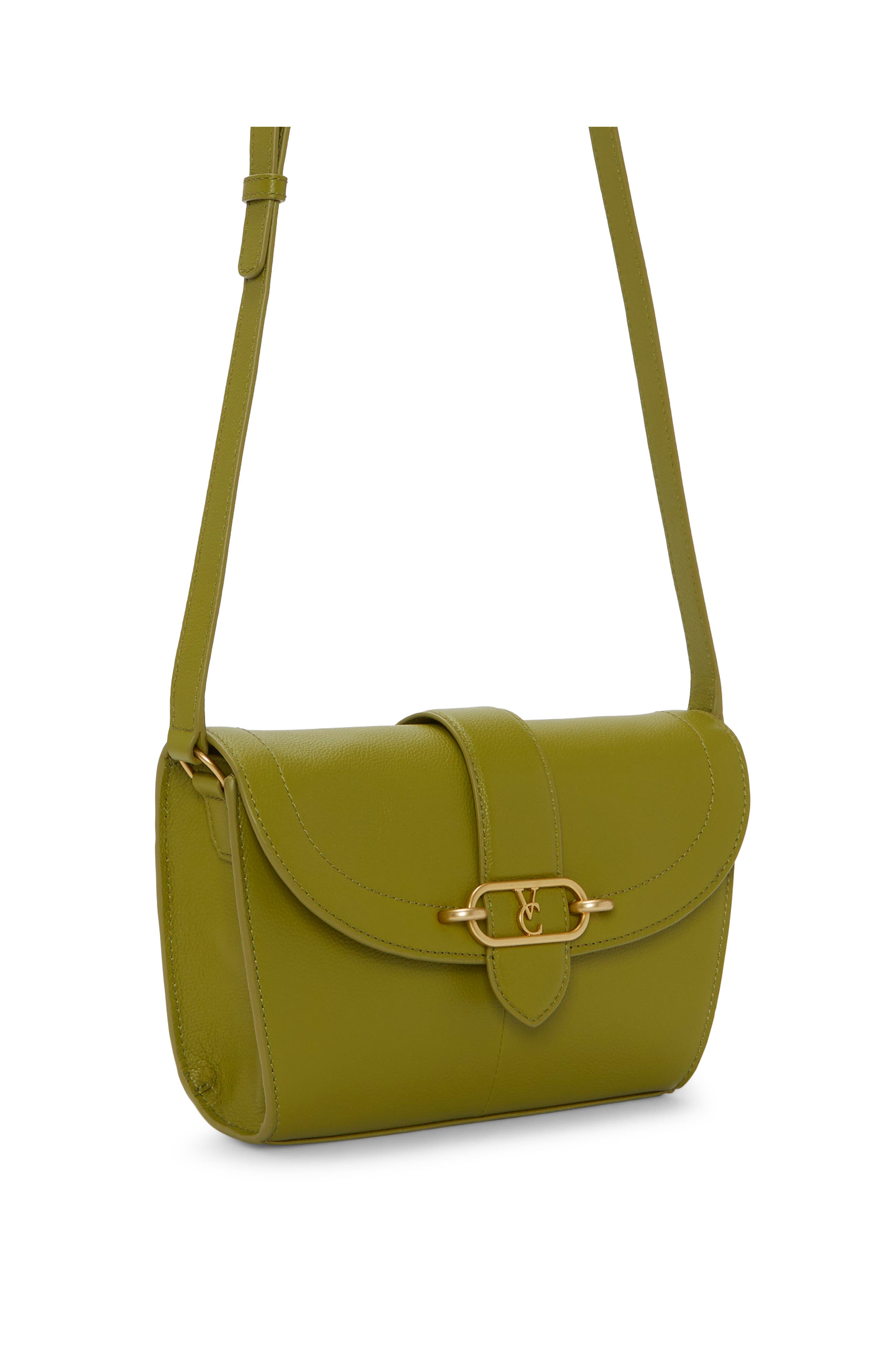 Vince Camuto Smith Leather Crossbody Bag, Alternate, color, Green