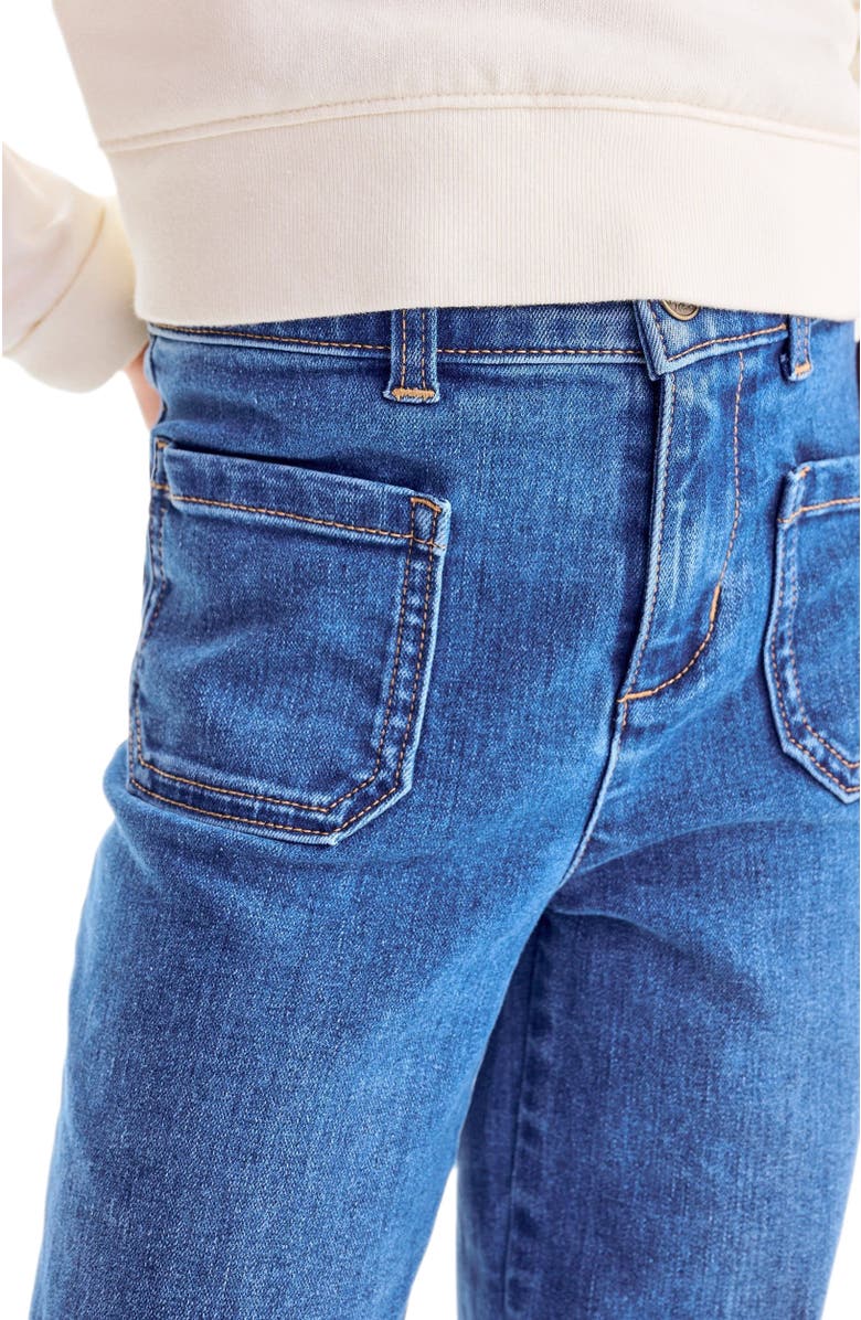 Primary Kids Patch Pocket Jean, Alternate, color, Classic Wash