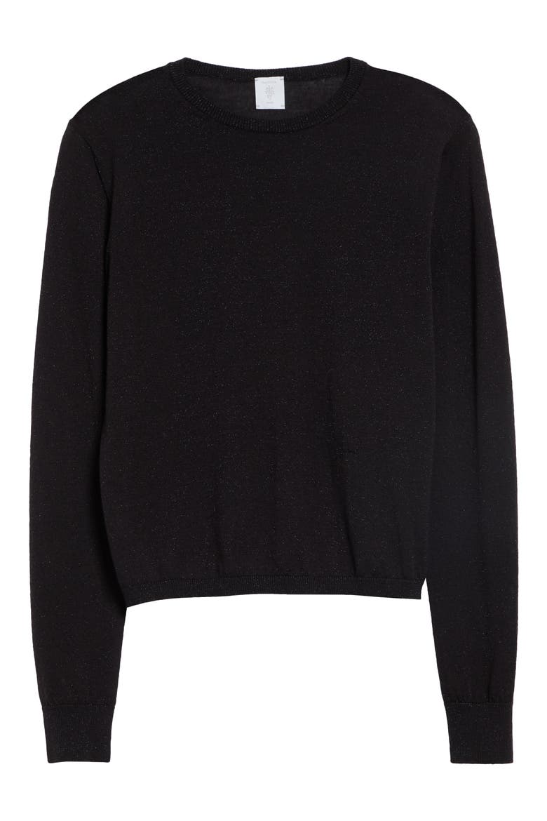 Crewneck Wool Blend Sweater, Main, color, 177 AMETHYST