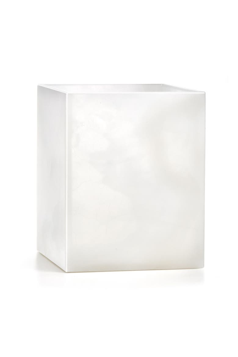 Hielo Waste Basket, Main, color, WHITE
