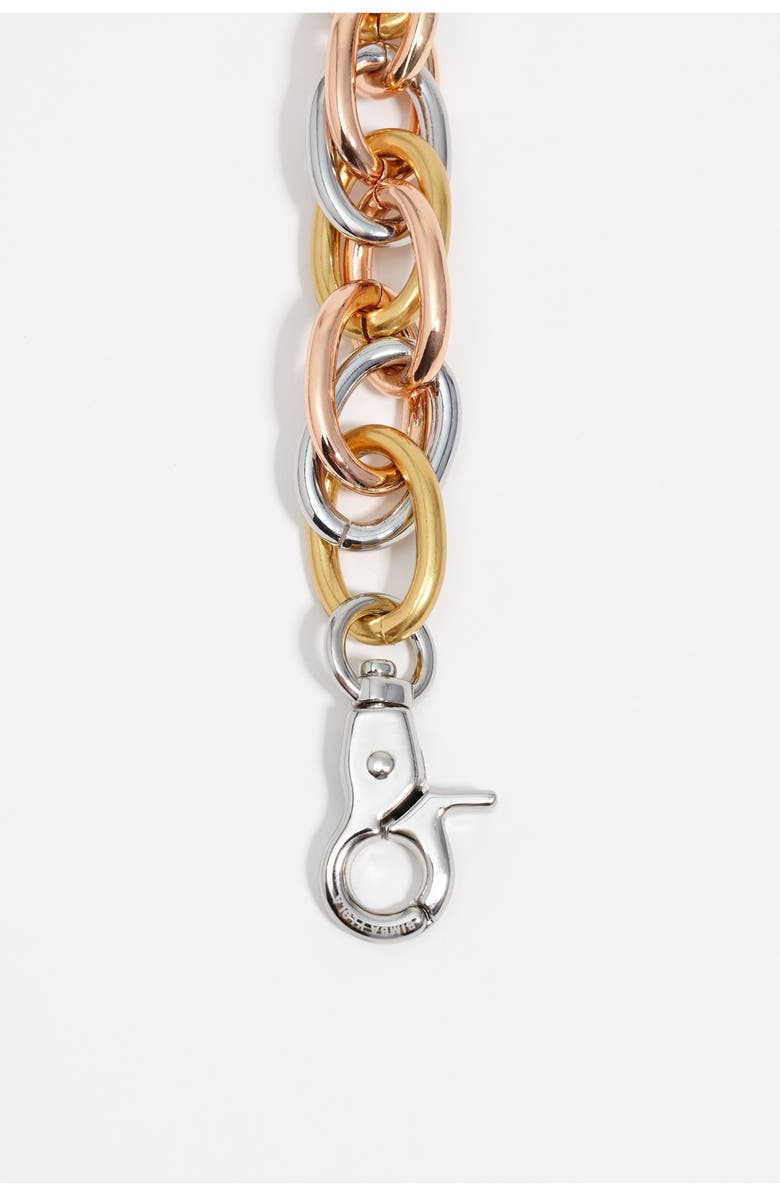 Bimba y Lola Three-Tone Chain Necklace, Alternate, color, 