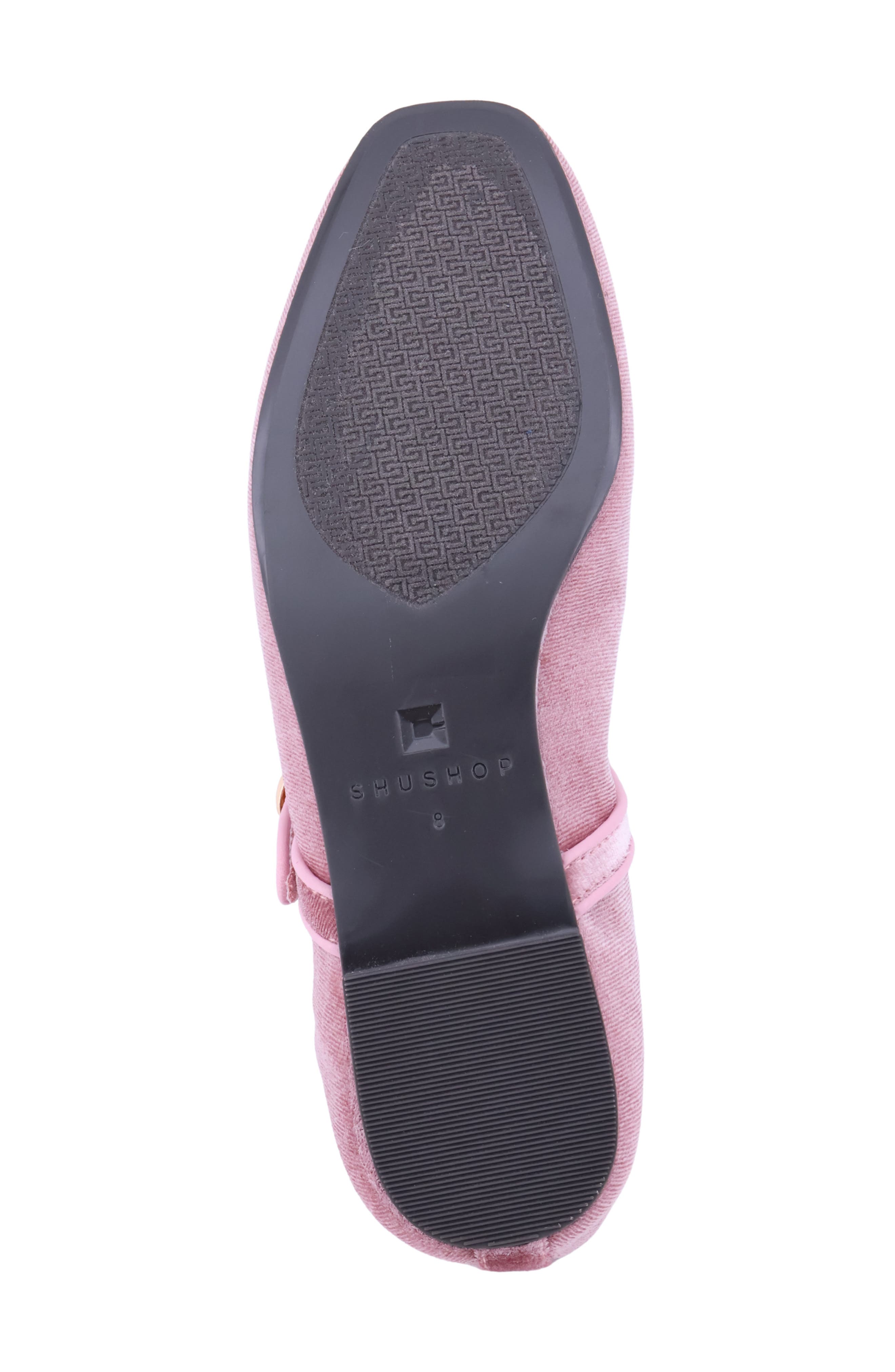 Annabelle Mary Jane Flat, Alternate, color, ROSE VELVET