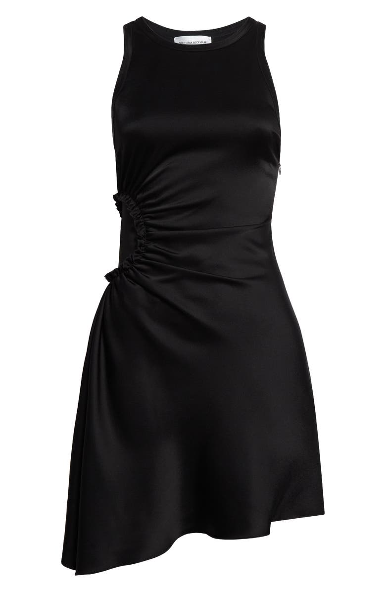 Victoria Beckham Gathered Side Sleeveless Minidress, Alternate, color,