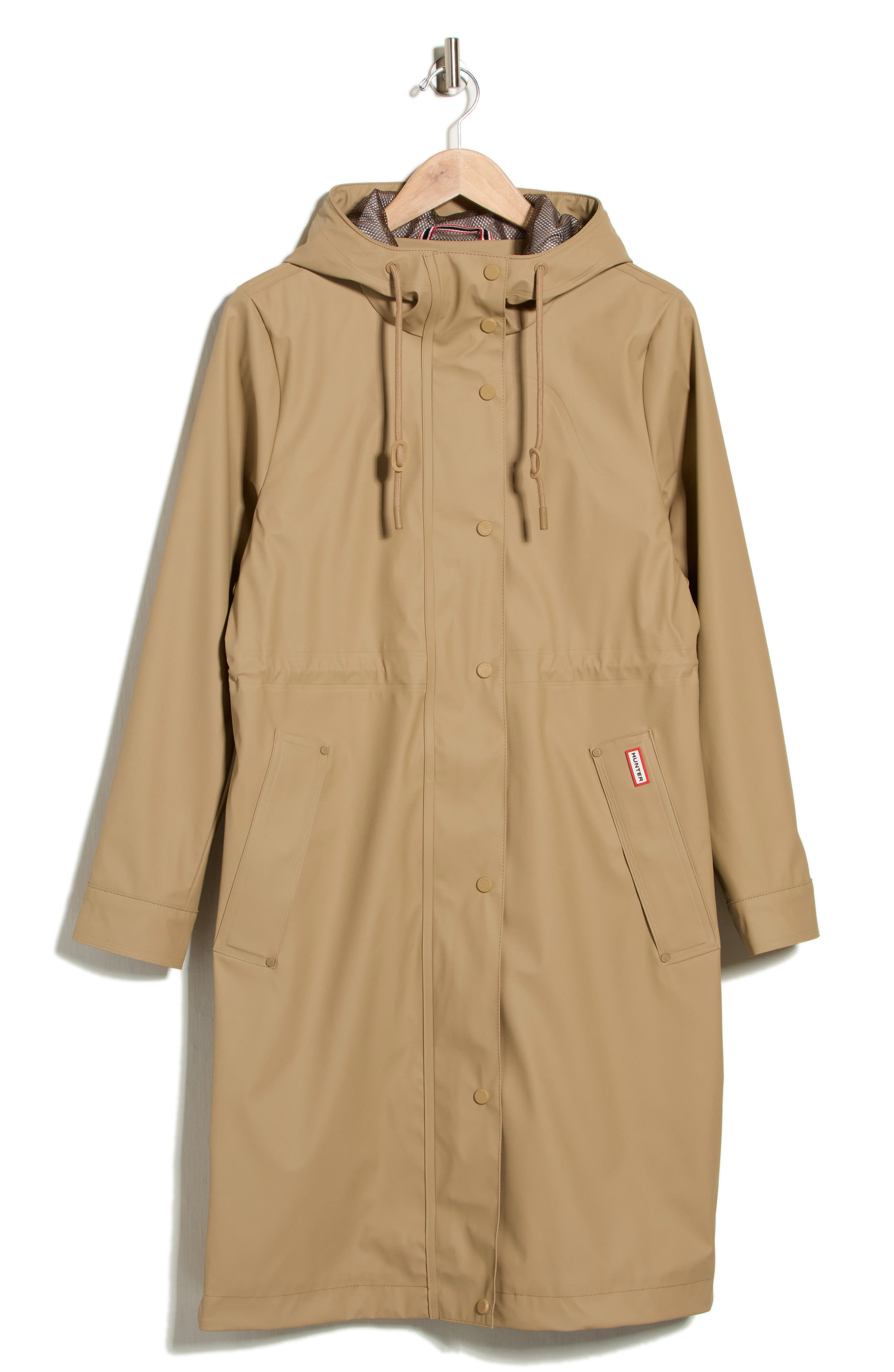 Darcy Longline Rubberized Rain Coat