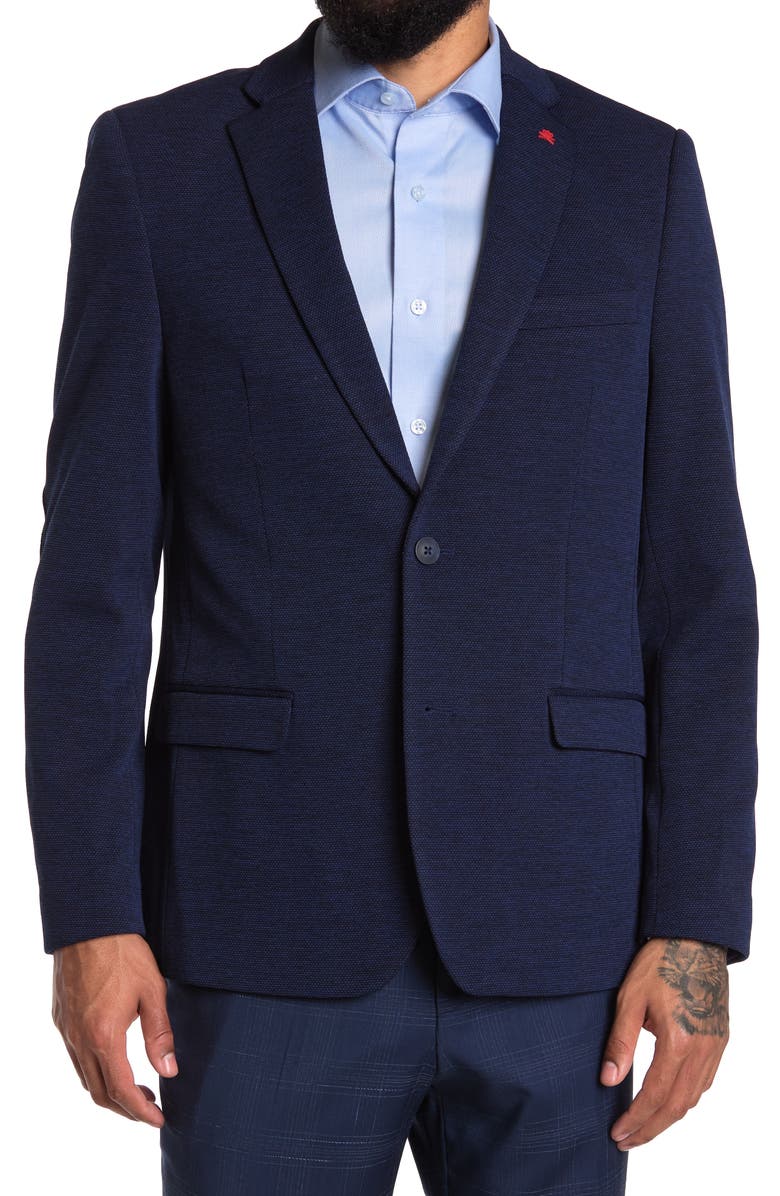 SOUL OF LONDON Solid Knit Blazer, Main, color, 