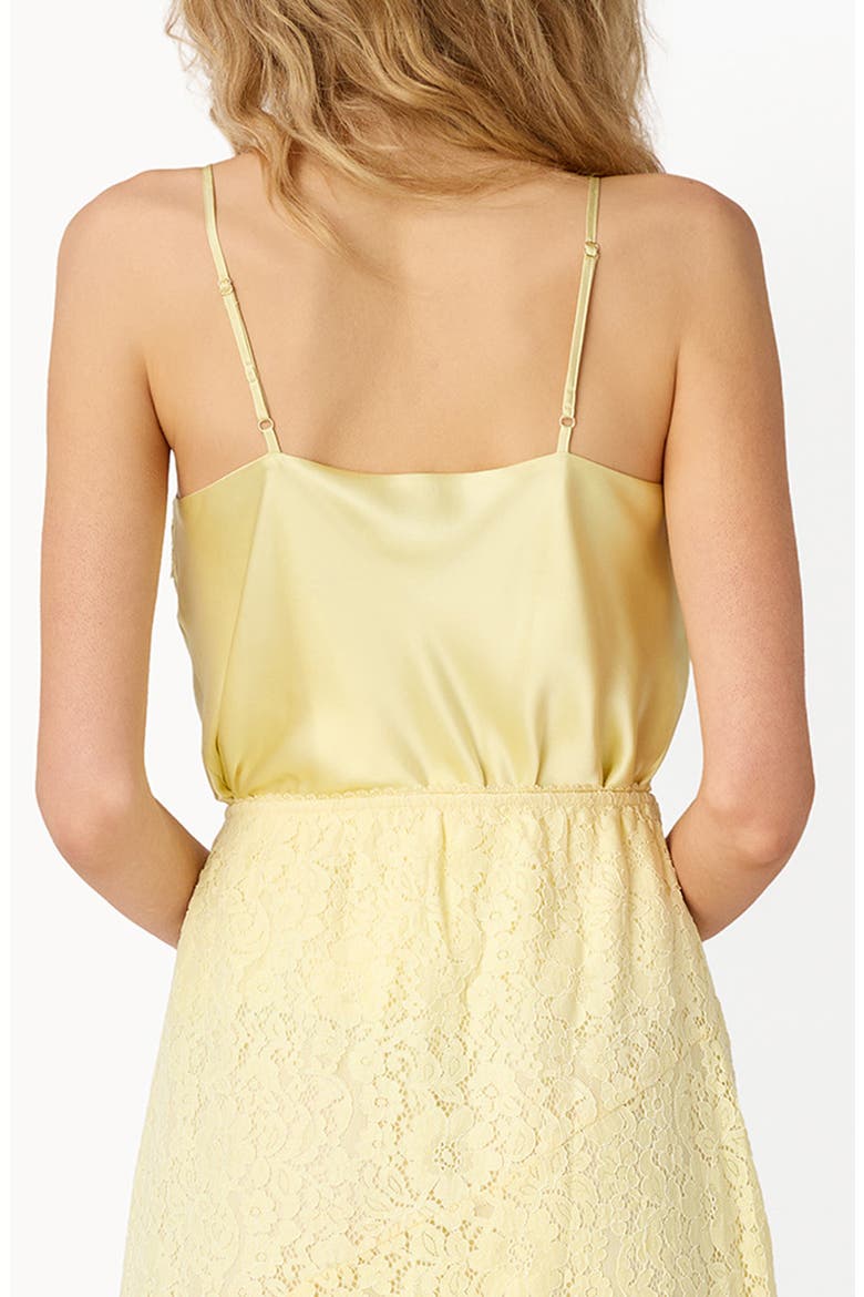 Annika Silk Camisole, Alternate, color, BUTTERCUP