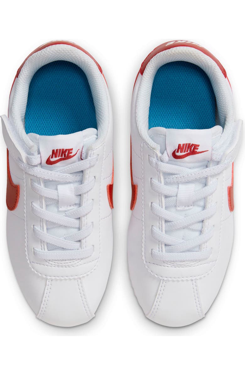 Nike Kids' Cortez EasyOn Sneaker, Alternate, color, White/ Varsity Red/ Blue
