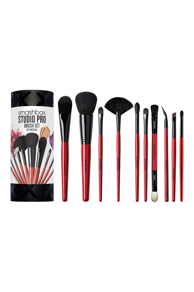 'Studio Pro' 10-Piece Brush Set (Nordstrom Exclusive), Alternate, color, NO COLOR