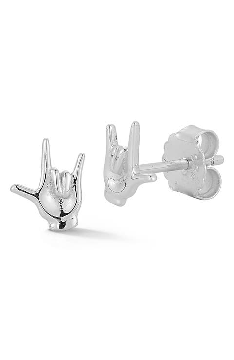 Rock 'n' Roll Stud Earrings