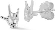 SPHERA MILANO Rock 'n' Roll Stud Earrings