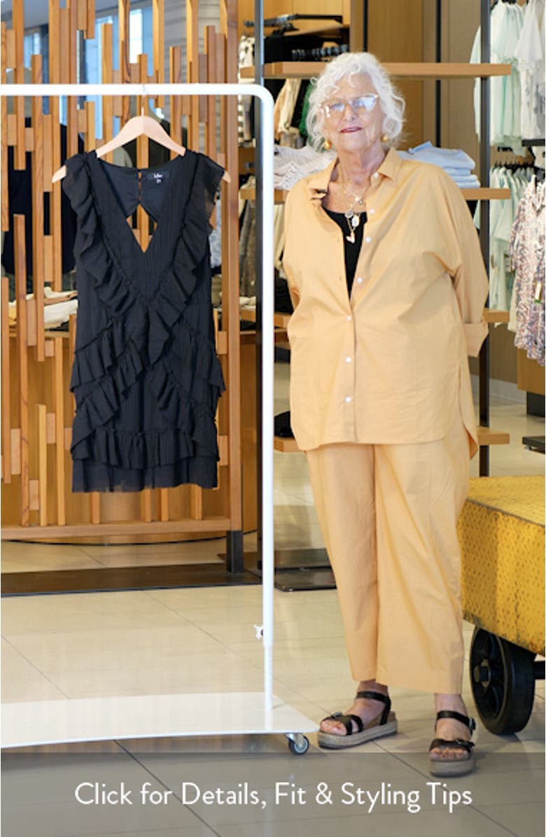 Nova Pleated Tiered Minidress, sales video thumbnail