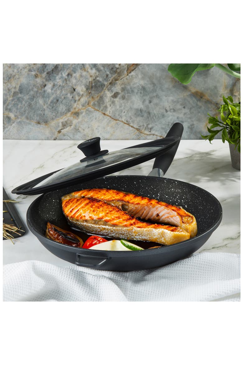 Eurocast 6-Piece Chef Add-On Cookware Set, Alternate, color, BLACK