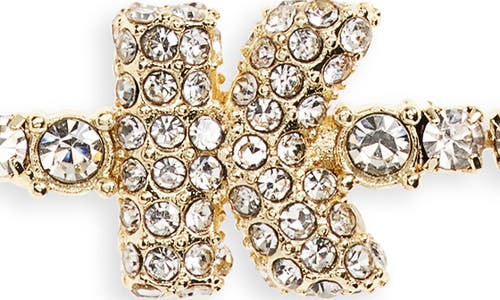 Baublebar Initial Tennis Slider Bracelet In Gold K
