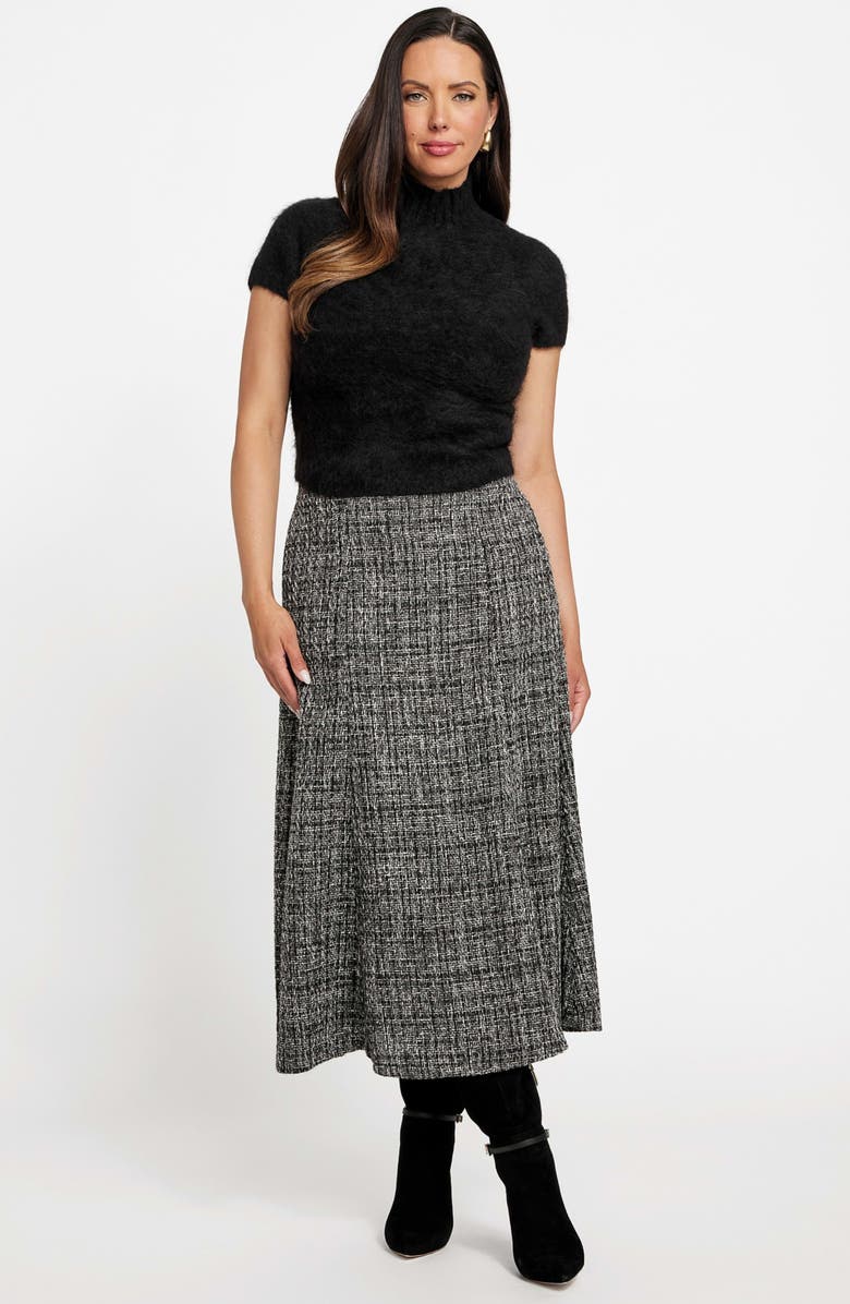 Marciano Agnes Alpaca Blend Short Sleeve Sweater, Alternate, color, Jblack-Black