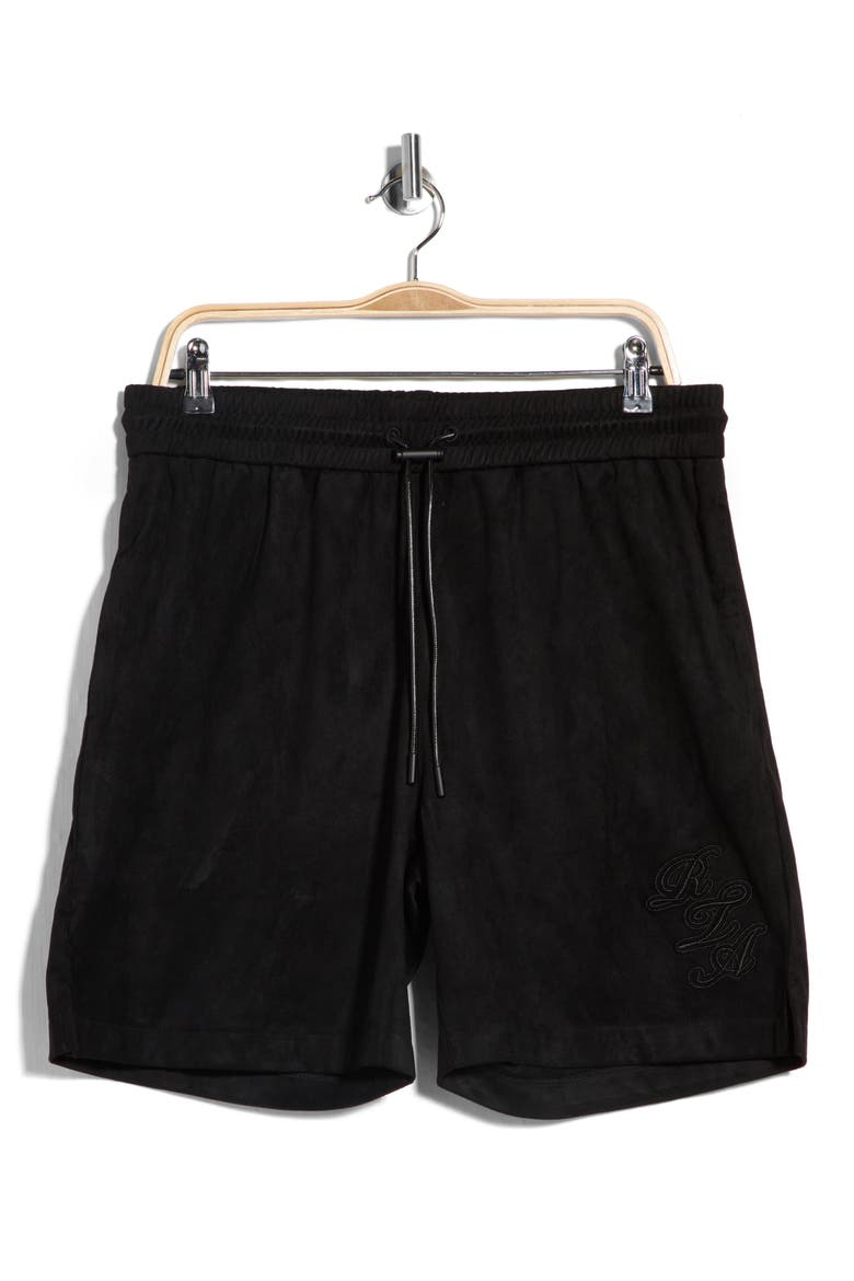 Clyde Pull-On Shorts, Alternate, color, BLACK SCRIPT LOGO