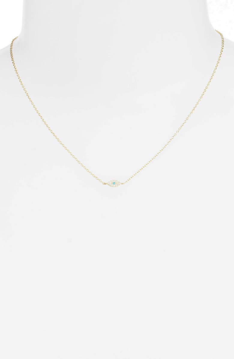 BY ADINA EDEN Adina’s Jewels Evil Eye Necklace, Alternate, color, 