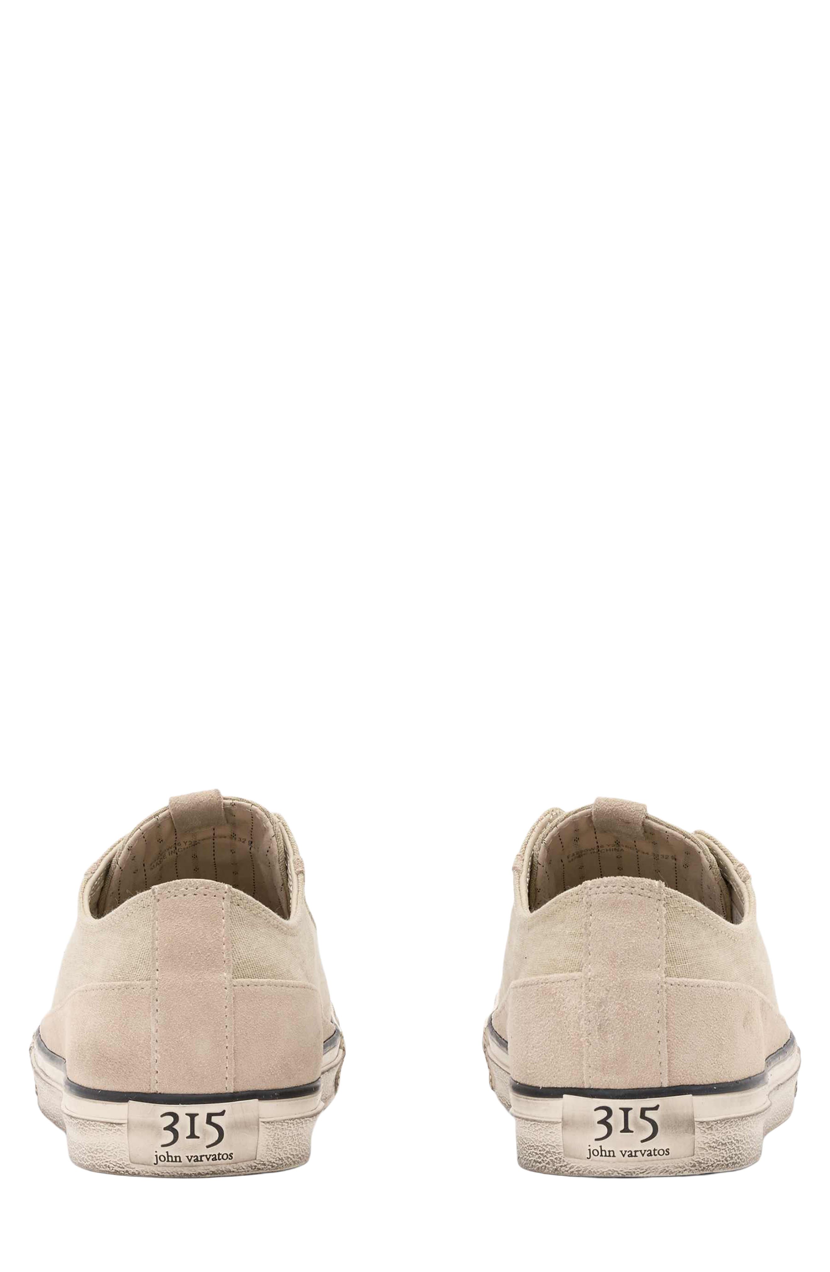 John Varvatos Vintage Laceless Low Top Sneaker, Alternate, color, Faded Twine