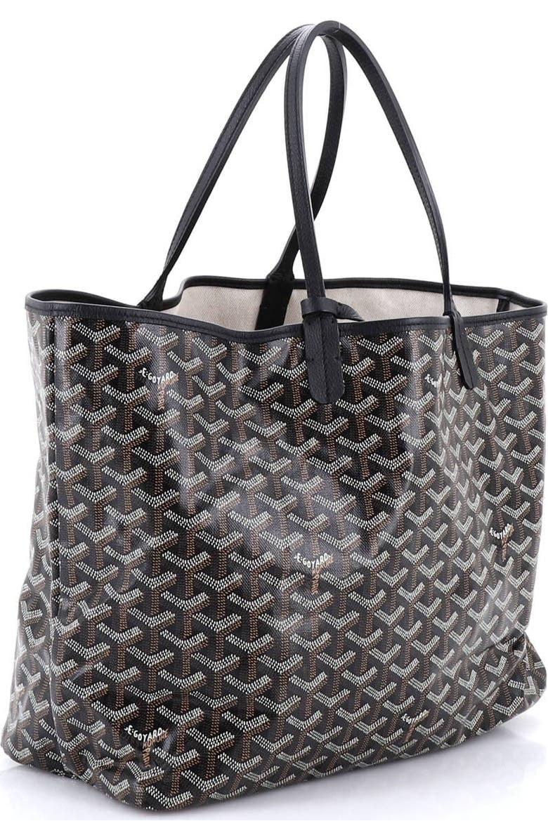 Pre-Owned Goyard Saint Louis Tote Coated Canvas PM, Alternate, color, Black