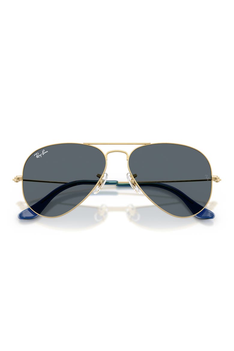 58mm Aviator Sunglasses, Alternate, color, ARISTA / BLUE
