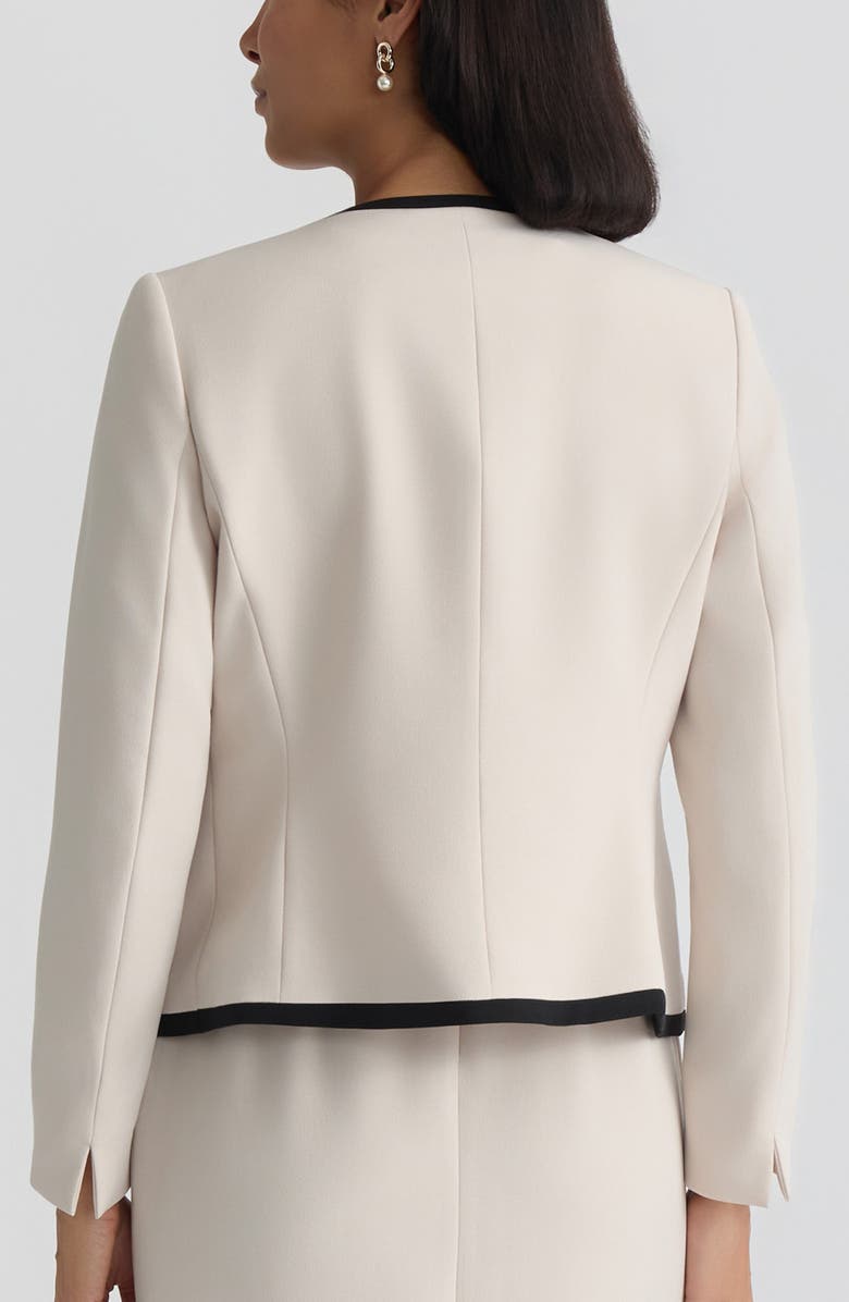 KASPER Stretch Crepe Jacket, Alternate, color,