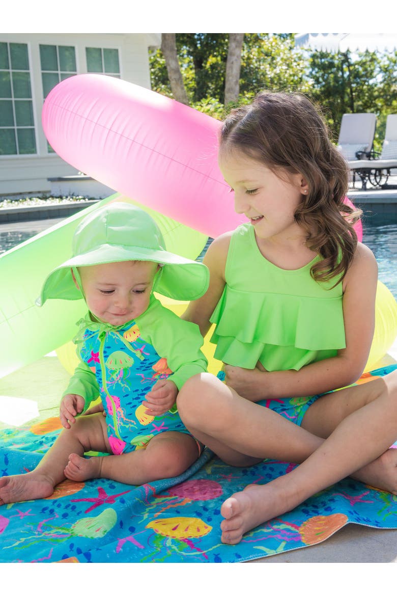 Unisex UPF50+ Sun Protective Hat, Alternate, color, Neon Honeydew