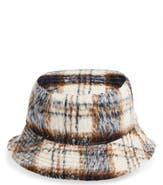 Melrose and Market Plaid Brushed Bucket Hat
