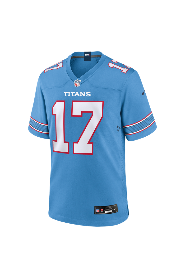 Men's Nike Chimere Dike  Light Blue Tennessee Titans Team Game Jersey, Alternate, color, Light Blue