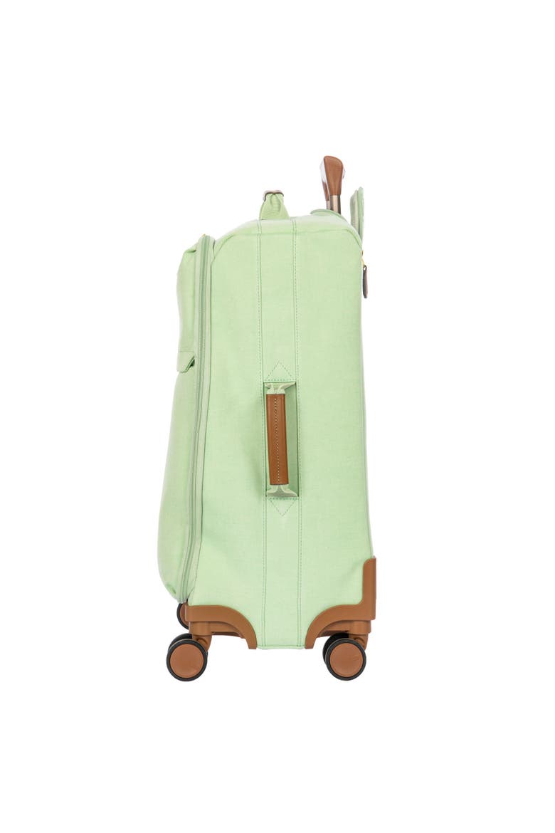 Volterra Softside 21" Carry On Spinner Luggage, Alternate, color, Green