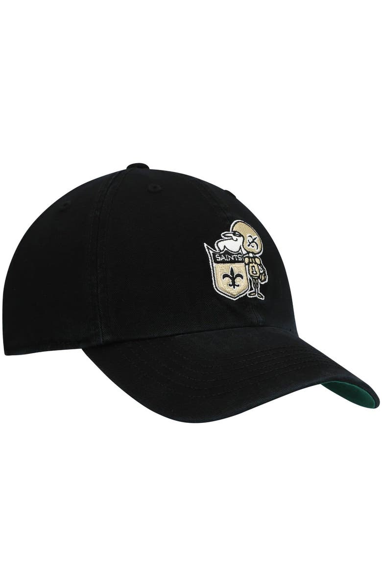 '47 Men's '47 Black New Orleans Saints Legacy Franchise Fitted Hat, Alternate, color, 