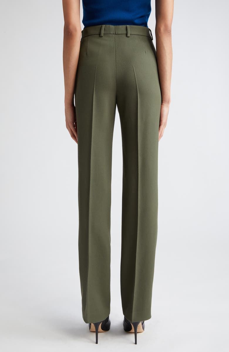 Akris punto Mikko Virgin Wool Tricotine Straight Leg Pants, Alternate, color,