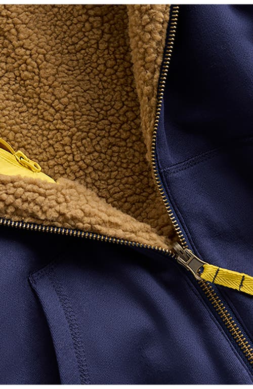 Mini Boden Kids' Reversible Hoodie In Blue