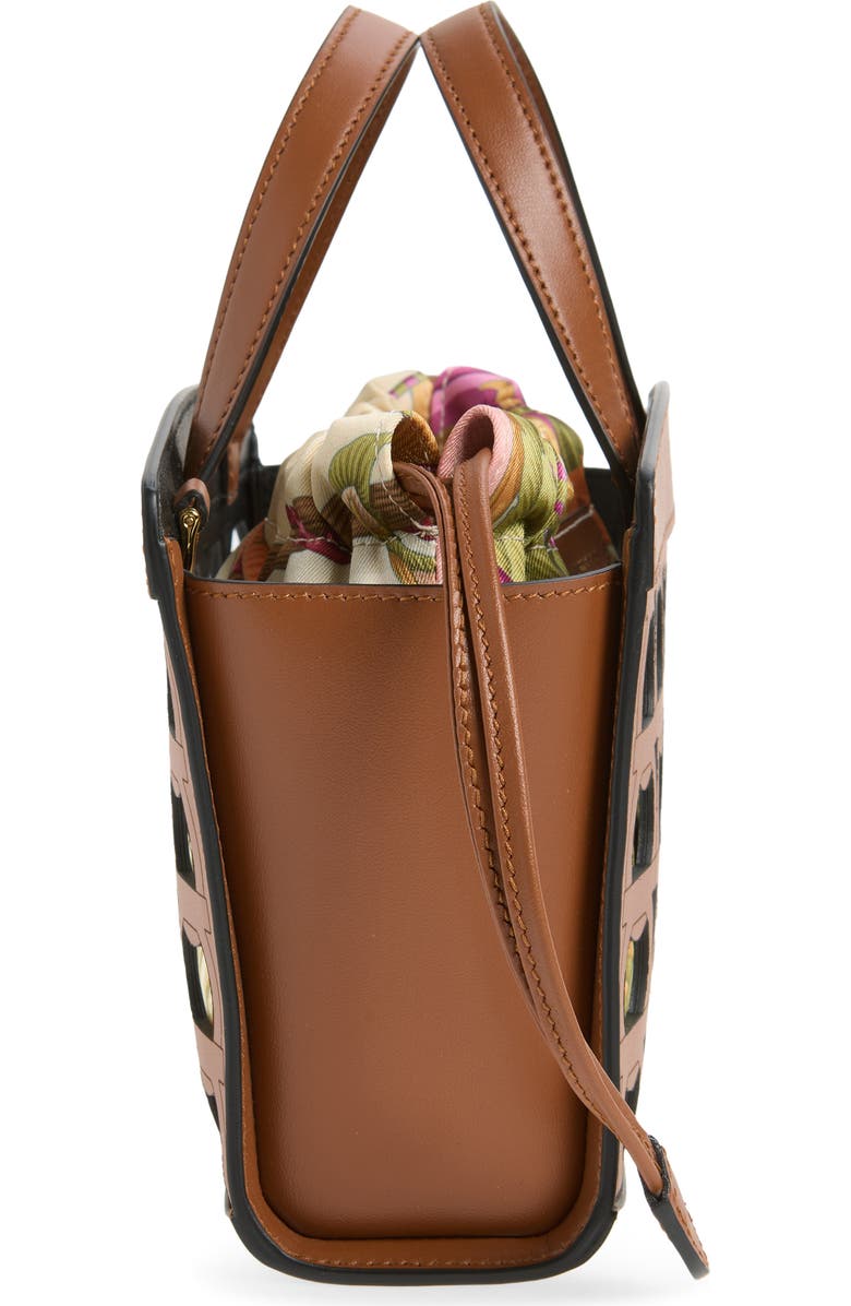 FERRAGAMO Mini Tote, Alternate, color, New Cognac Nero
