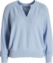 Wit & Wisdom V-Notch Sweater