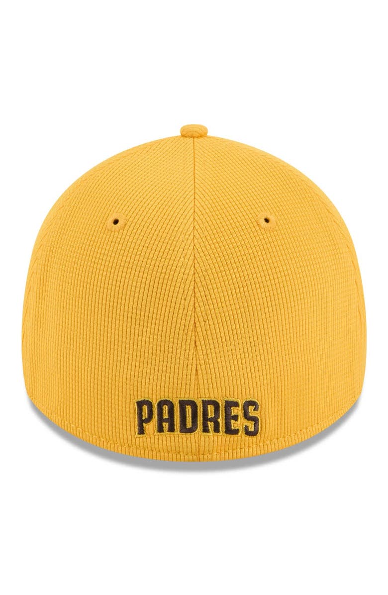 New Era Men's New Era Gold San Diego Padres 2025 Spring Training 39THIRTY Flex Hat, Alternate, color,