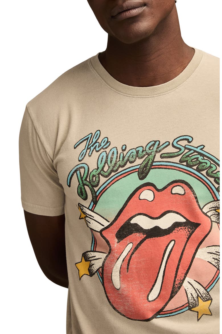 Rolling Stones Stars Graphic T-Shirt, Alternate, color, GRAY