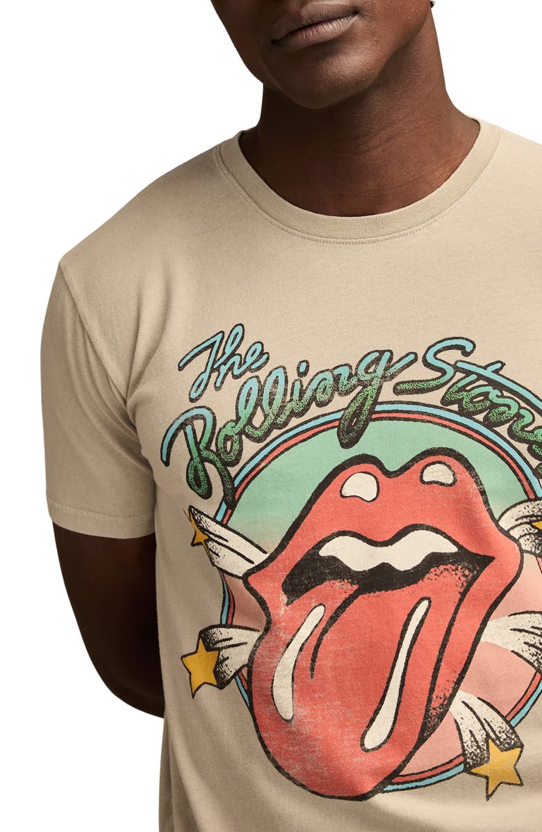 Lucky Brand Rolling Stones Stars Graphic T-Shirt, Alternate, color,